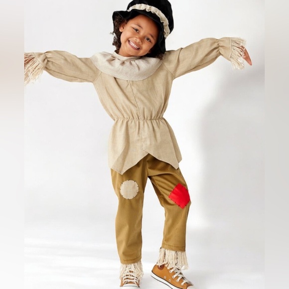 POTTERY BARN KIDS Wizard of Oz Scarecrow Costume-4/6 Years-Halloween NEW 890 - Picture 1 of 6